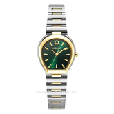 AIGNER GENOVA AGW.283002 Women's Watch Silver Dial Green Stainless Steel Swiss Made